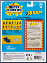 Robin from Super Powers - Basic Series manufactured by McFarlane [Back]