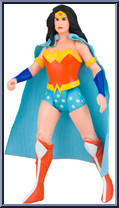 Wonder Woman (Blue Cape) from Super Powers - Basic Series manufactured by McFarlane [Loose]