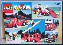 Hook & Ladder (Rescue) from System - Basic Series manufactured by Lego [Back]