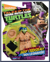 '80s Leonardo from Tales of the Teenage Mutant Ninja Turtles - Wanted: Bebop & Rocksteady manufactured by Playmates [Front]