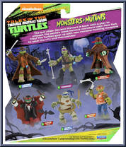 Werewolf Mikey from Tales of the Teenage Mutant Ninja Turtles - Monsters + Mutants manufactured by Playmates [Back]