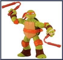 Jokester Mikey from Tales of the Teenage Mutant Ninja Turtles - Basic Series manufactured by Playmates [Loose]