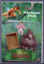 Baby Tarzan & Kala from Tarzan - Disney's - Figurines manufactured by Mattel [Front]
