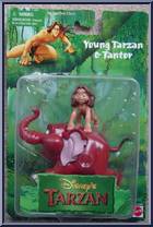 Young Tarzan & Tantor from Tarzan - Disney's - Figurines manufactured by Mattel [Front]