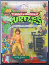 April O' Neil [Reissue] from Teenage Mutant Ninja Turtles - 1990 - Basic Figures manufactured by Playmates [Front]