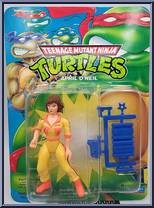 April O' Neil [Reissue] from Teenage Mutant Ninja Turtles - 1993 - Basic Figures manufactured by Playmates [Front]