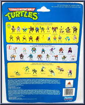 April O' Neil from Teenage Mutant Ninja Turtles - 1988 - Basic Figures manufactured by Playmates [Back]