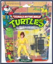 April O' Neil from Teenage Mutant Ninja Turtles - 1988 - Basic Figures manufactured by Playmates [Front]