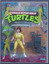 April O' Neil from Teenage Mutant Ninja Turtles - 1988 - Basic Figures manufactured by Playmates [Front]