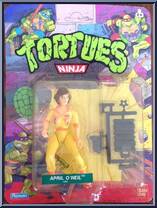 April O' Neil from Teenage Mutant Ninja Turtles - 1988 - Basic Figures manufactured by Playmates [Front]
