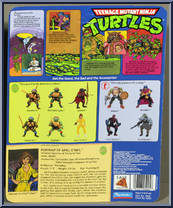 April O' Neil from Teenage Mutant Ninja Turtles - 1988 - Basic Figures manufactured by Playmates [Back]