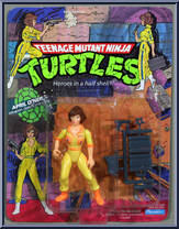 April O' Neil from Teenage Mutant Ninja Turtles - 1988 - Basic Figures manufactured by Playmates [Front]