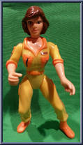 April O' Neil from Teenage Mutant Ninja Turtles - 1988 - Basic Figures manufactured by Playmates [Loose]