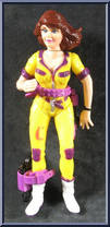 April (Yellow and Purple) from Teenage Mutant Ninja Turtles - 1992 - Basic Figures manufactured by Playmates [Loose]