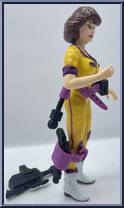 April (Yellow and Purple) from Teenage Mutant Ninja Turtles - 1992 - Basic Figures manufactured by Playmates [Loose]