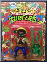 Bandito-Bashin' Mike from Teenage Mutant Ninja Turtles - Wacky Wild West Turtles manufactured by Playmates [Front]