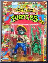 Bandito-Bashin' Mike from Teenage Mutant Ninja Turtles - Wacky Wild West Turtles manufactured by Playmates [Front]
