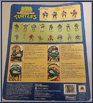 Beachcombin' Mike from Teenage Mutant Ninja Turtles - Sewer Spittin' Turtles manufactured by Playmates [Back]