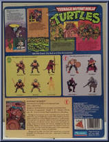 Bebop from Teenage Mutant Ninja Turtles - 1988 - Basic Figures manufactured by Playmates [Back]