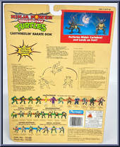 Ninja Action - Cartwheelin' Karate Don [Reissue] from Teenage Mutant Ninja Turtles - 10th Anniversary - Ninja Power manufactured by Playmates [Back]