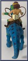 Cave Woman April (with Radical Raptor) from Teenage Mutant Ninja Turtles - Cave Turtles manufactured by Playmates [Loose]