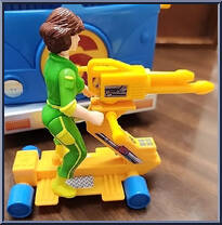 Channel 6 Newsvan from Teenage Mutant Ninja Turtles - 1992 - Accessories manufactured by Playmates [Loose]