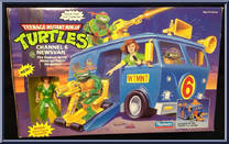 Channel 6 Newsvan from Teenage Mutant Ninja Turtles - 1992 - Accessories manufactured by Playmates [Front]