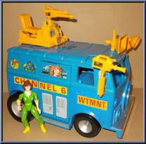 Channel 6 Newsvan from Teenage Mutant Ninja Turtles - 1992 - Accessories manufactured by Playmates [Loose]