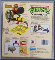 Cheapskate from Teenage Mutant Ninja Turtles - 1988 - Accessories manufactured by Playmates [Back]
