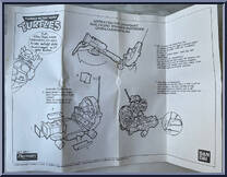 Cheapskate from Teenage Mutant Ninja Turtles - 1988 - Accessories manufactured by Playmates [Instructions]