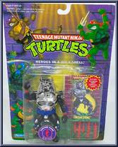 Chrome Dome [Reissue] from Teenage Mutant Ninja Turtles - 1994 - Basic Figures (with Cards) manufactured by Playmates [Front]