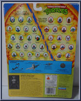 Warrior Chrome Dome from Teenage Mutant Ninja Turtles - Warriors (with Coins) manufactured by Playmates [Back]