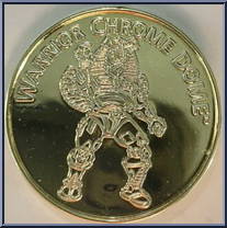 Warrior Chrome Dome from Teenage Mutant Ninja Turtles - Warriors (with Coins) manufactured by Playmates [Coin]
