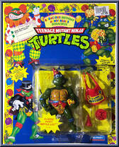 Classic Party Reptile Leo from Teenage Mutant Ninja Turtles - Bodacious Birthday Turtles manufactured by Playmates [Front]