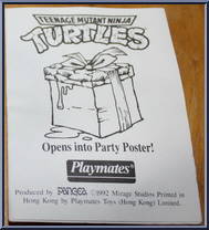 Classic Party Reptile Leo from Teenage Mutant Ninja Turtles - Bodacious Birthday Turtles manufactured by Playmates [Instructions]