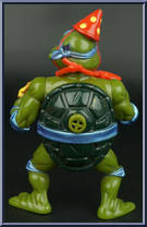 Classic Party Reptile Leo from Teenage Mutant Ninja Turtles - Bodacious Birthday Turtles manufactured by Playmates [Loose]