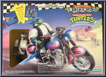 Cruisin' Leo with Classic Sewer Cycle from Teenage Mutant Ninja Turtles - Bodacious Bikers manufactured by Playmates [Front]