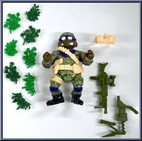 Delta Team Don from Teenage Mutant Ninja Turtles - Mutant Military II manufactured by Playmates [Loose]