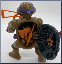 Donatello (with Storage Shell) from Teenage Mutant Ninja Turtles - Storage Shell Turtles manufactured by Playmates [Loose]