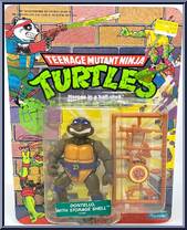 Donatello (with Storage Shell) from Teenage Mutant Ninja Turtles - Storage Shell Turtles manufactured by Playmates [Front]