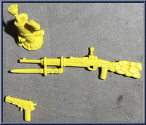 Dimwit Doughboy Rocksteady from Teenage Mutant Ninja Turtles - Mutant Military II manufactured by Playmates [Loose]