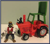 Farmer Don with Modern Mutant Tractor from Teenage Mutant Ninja Turtles - Farmer Turtles manufactured by Playmates [Loose]