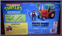 Farmer Don with Modern Mutant Tractor from Teenage Mutant Ninja Turtles - Farmer Turtles manufactured by Playmates [Back]