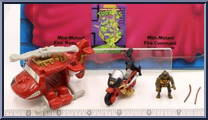 Turtle Transports - Firefightin' Frenzy Combo (with Card) from Teenage Mutant Ninja Turtles - Mini Mutants manufactured by Playmates [Loose]