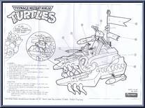 Footski from Teenage Mutant Ninja Turtles - 1989 - Accessories manufactured by Playmates [Instructions]