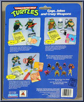 Gags, Jokes and Crazy Weapons #1 from Teenage Mutant Ninja Turtles - 1988 - Accessories manufactured by Playmates [Back]