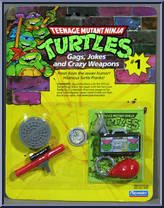 Gags, Jokes and Crazy Weapons #1 from Teenage Mutant Ninja Turtles - 1988 - Accessories manufactured by Playmates [Front]