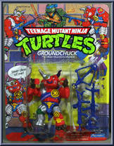 Groundchuck from Teenage Mutant Ninja Turtles - 1991 - Basic Figures manufactured by Playmates [Front]