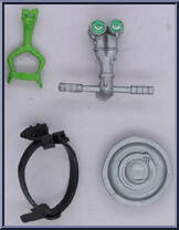 Headdroppin' Leo from Teenage Mutant Ninja Turtles - Headdroppin' Dudes manufactured by Playmates [Loose]