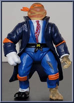 Invisible Man Michaelangelo (with Card) from Teenage Mutant Ninja Turtles - Universal Studios Monsters manufactured by Playmates [Loose]